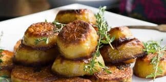 Rondelles de pommes de terre au four