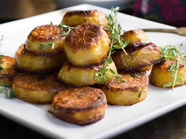 Rondelles de pommes de terre au four