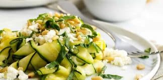 Salade de courgettes au fromage feta