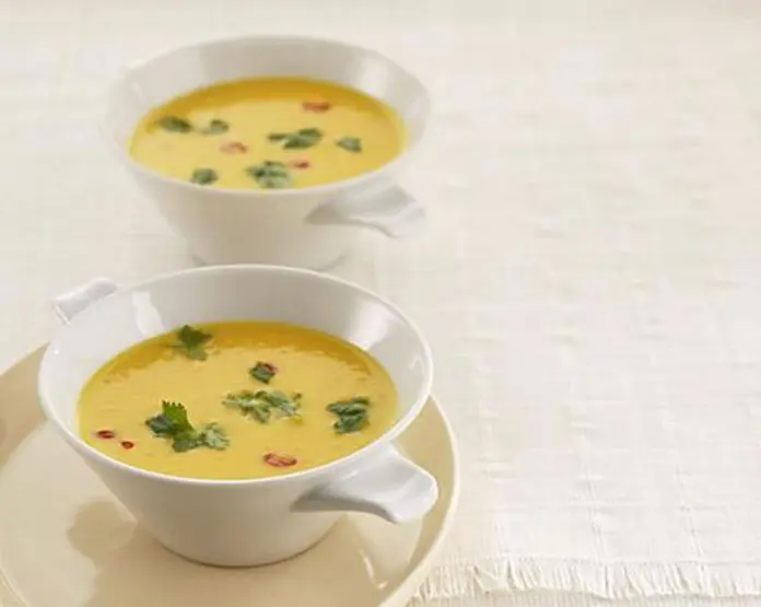 Soupe crémeuse aux carottes au thermomix