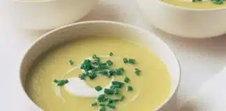 Soupe de poireaux et pommes de terre pas chere
