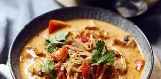 Soupe thaïlandaise de poulet au thermomix