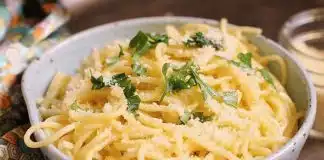 Spaghetti au parmesan