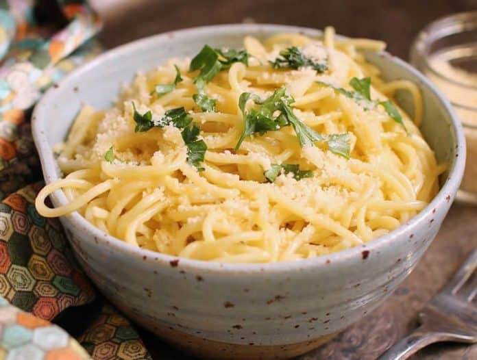 Spaghetti au parmesan