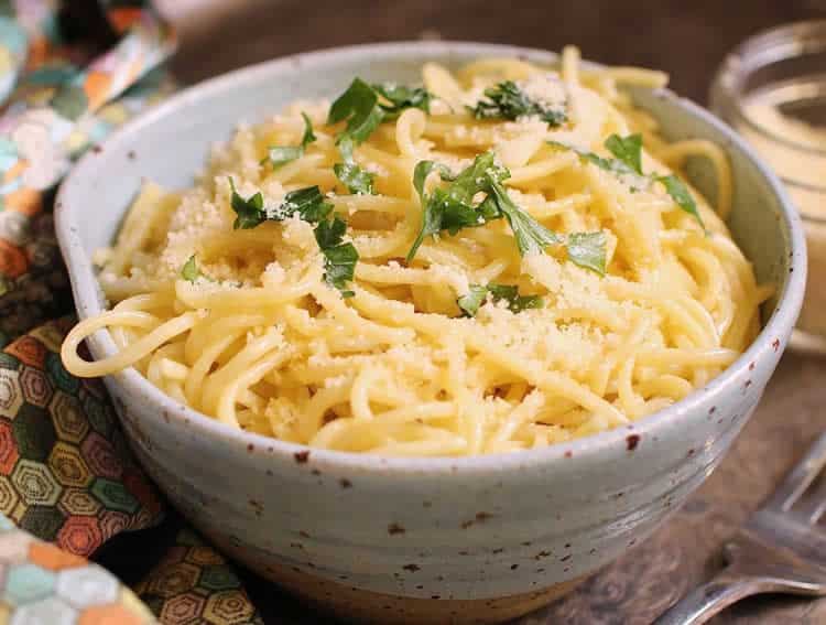 Spaghetti au parmesan