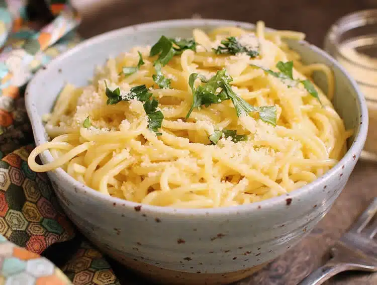 Spaghetti au parmesan