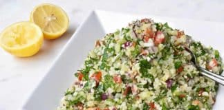 Taboulé de brocoli et concombre au thermomix