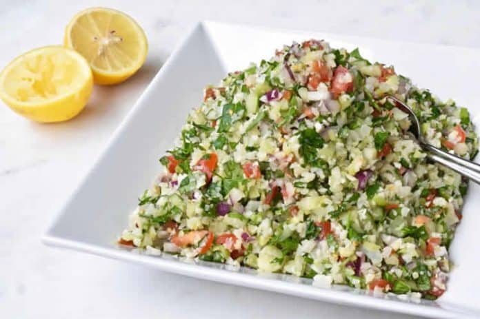 Taboulé de brocoli et concombre au thermomix