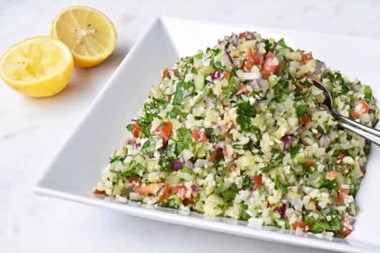 Taboulé de brocoli et concombre au thermomix