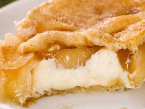 Tarte aux pommes au fromage à la crème