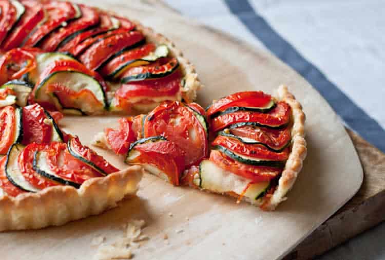 Tarte courgette tomate
