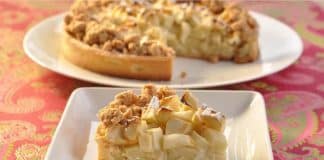 Tarte streusel aux pommes