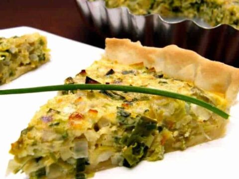 Tourte aux poireaux