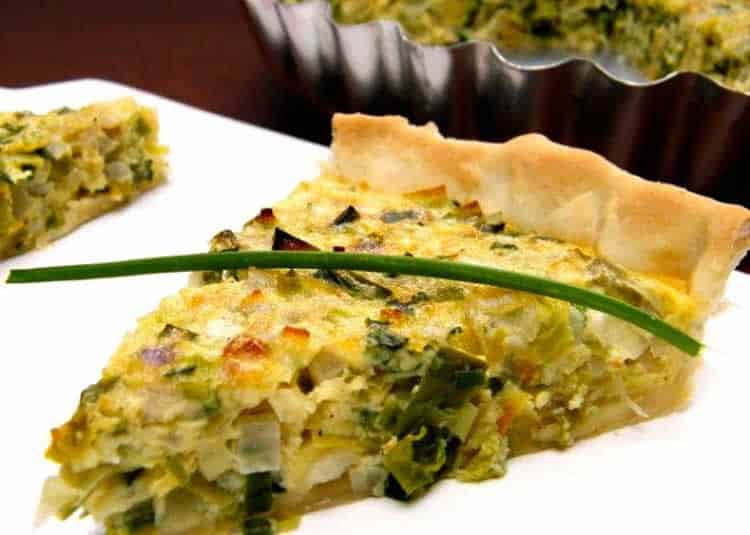Tourte aux poireaux