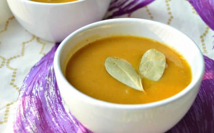 Velouté de potiron et céleri au cookeo