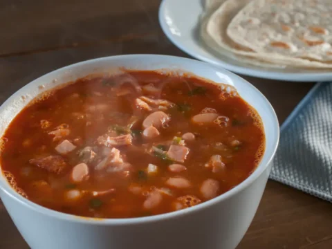 haricots blancs et chorizo au Cookeo