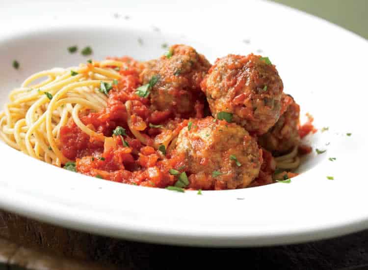 Boulettes à la sauce tomate au cookeo