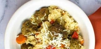 Boulettes de viande au riz au cookeo