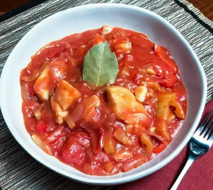 Cabillaud à la sauce tomate au cookeo