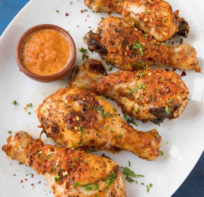 Cuisses de poulet peri peri