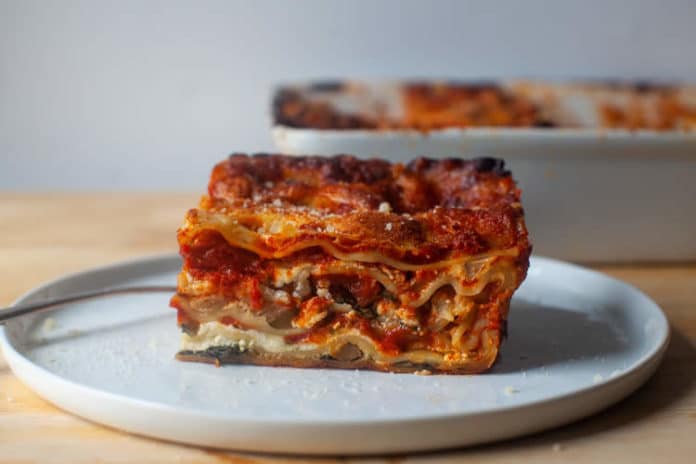 Lasagnes aux champignons au thermomix