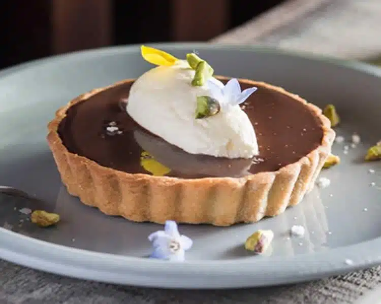 Mini-tartelettes au chocolat et crème