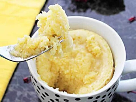 Mug cake au citron