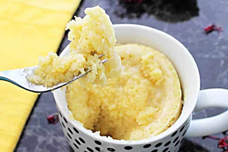 Mug cake au citron