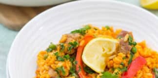 Paella agneau au thermomix