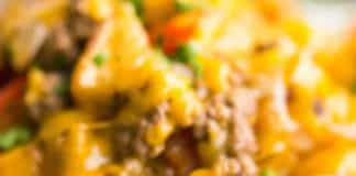 Poêlée de boeuf haché et légumes