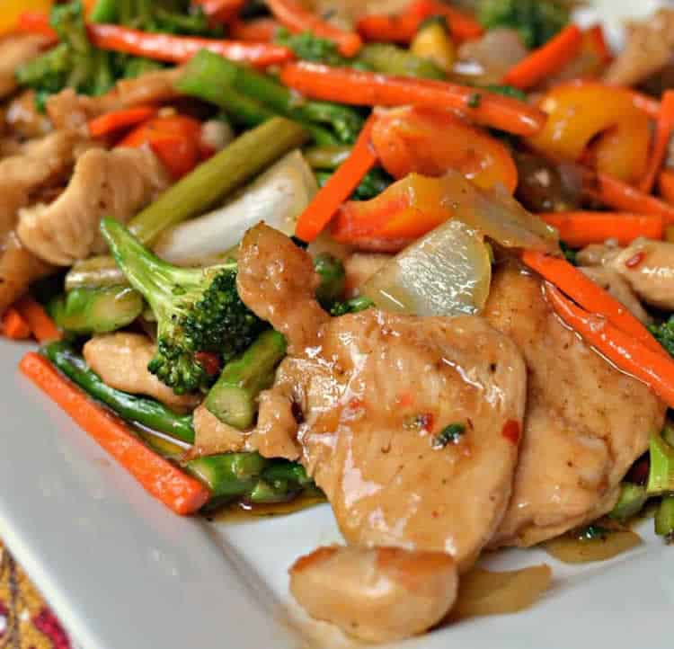 Poêlée de poulet aux légumes au cookeo