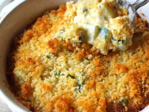 Ramequins de courgettes au fromage