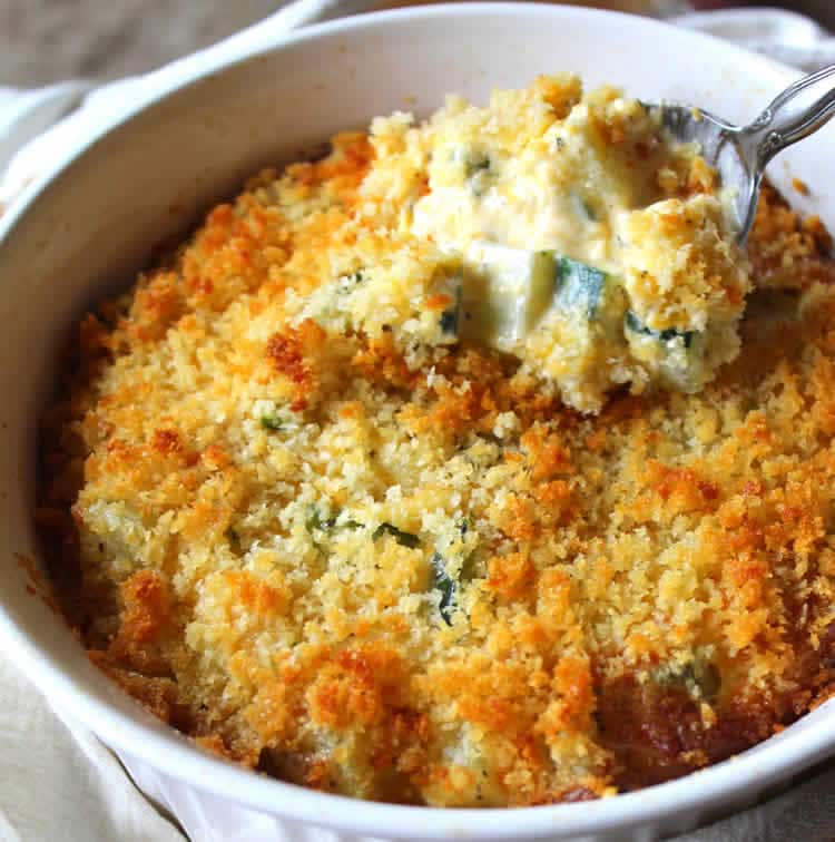 Ramequins de courgettes au fromage