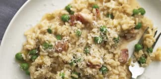 Risotto aux petits pois crèmeux au cookeo