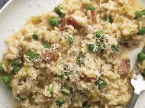 Risotto aux petits pois crèmeux au cookeo