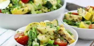 Salade de légumes grillés à la vinaigrette