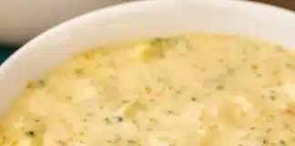Soupe brocoli et cheddar au thermomix