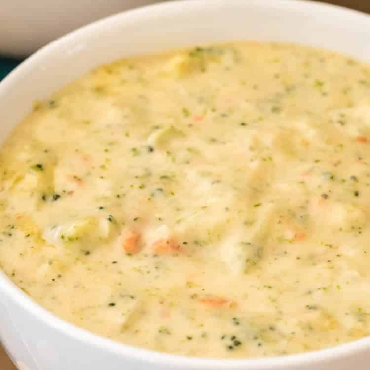 Soupe brocoli et cheddar au thermomix