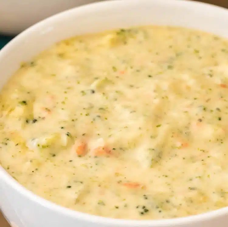 Soupe brocoli et cheddar au thermomix