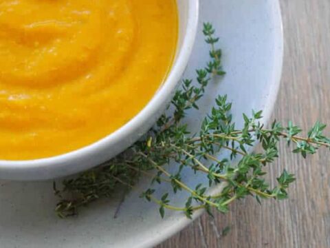 Soupe potiron chou-fleur au cookeo