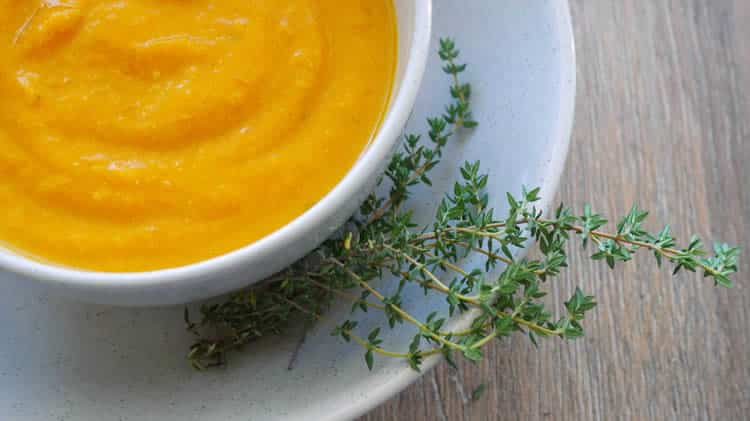 Soupe potiron chou-fleur au cookeo