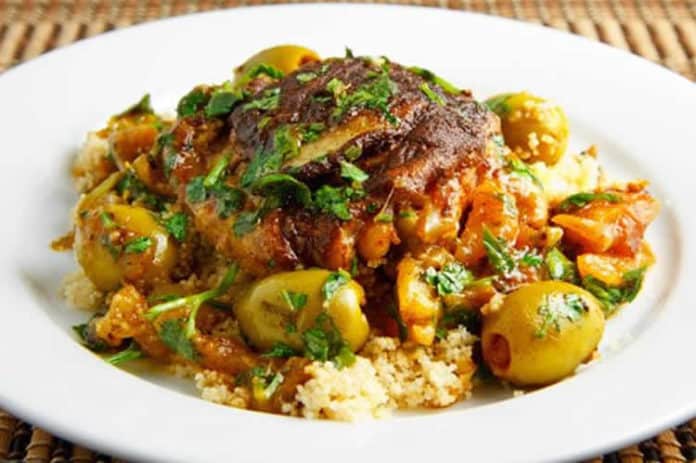 Tajine de poulet aux olives au cookeo