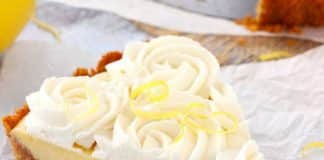 Tarte citron à la crème fouettée