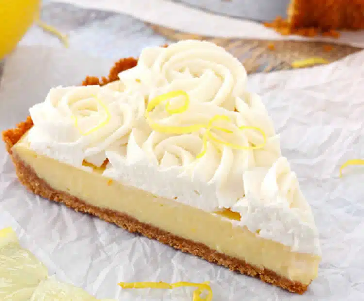 Tarte citron à la crème fouettée