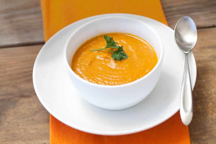 Velouté de potiron simple au thermomix