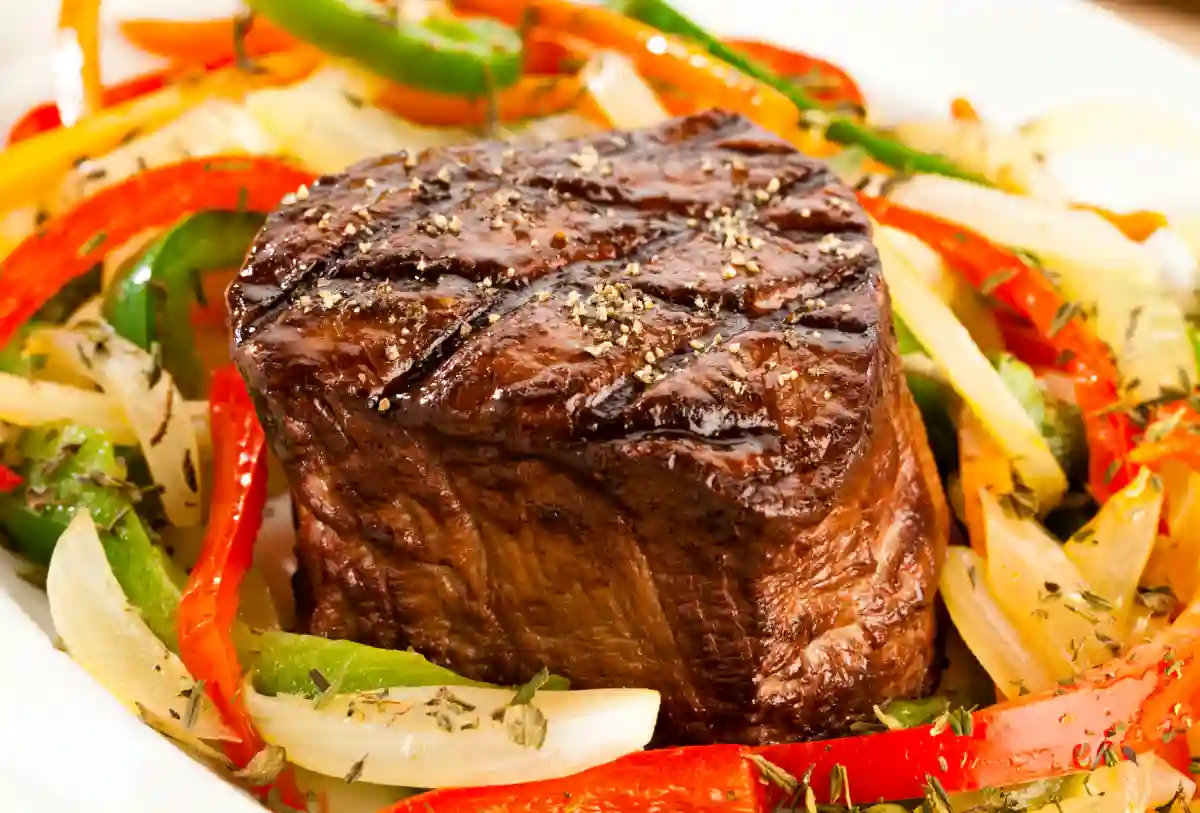 filet mignon et légumes au Cookeo