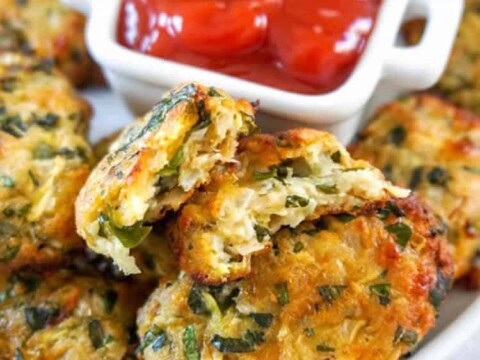 Bouchées à la courgette et fromage