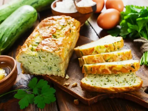 Cake moelleux aux courgette et citron