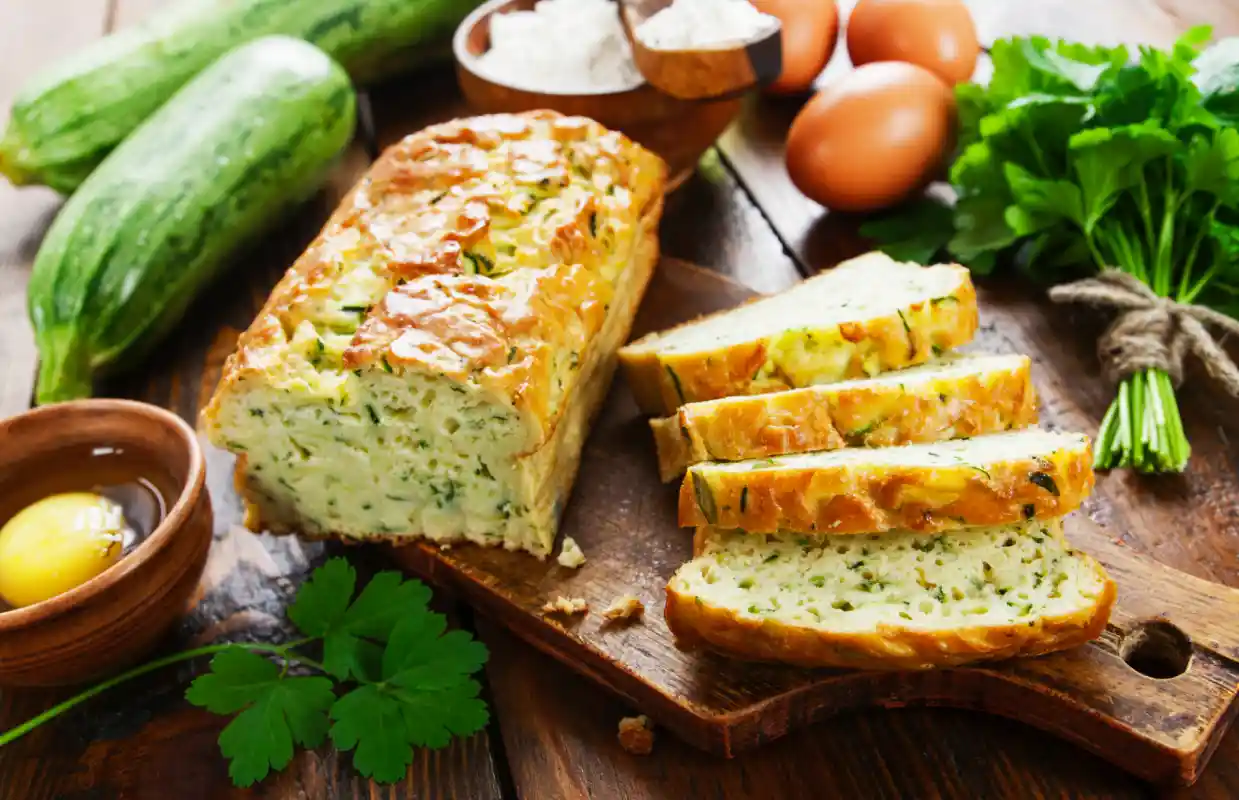 Cake moelleux aux courgette et citron