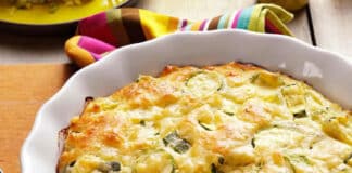 Courgettes au fromage au four